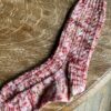 Hand-Knitted Pink Variegated Socks